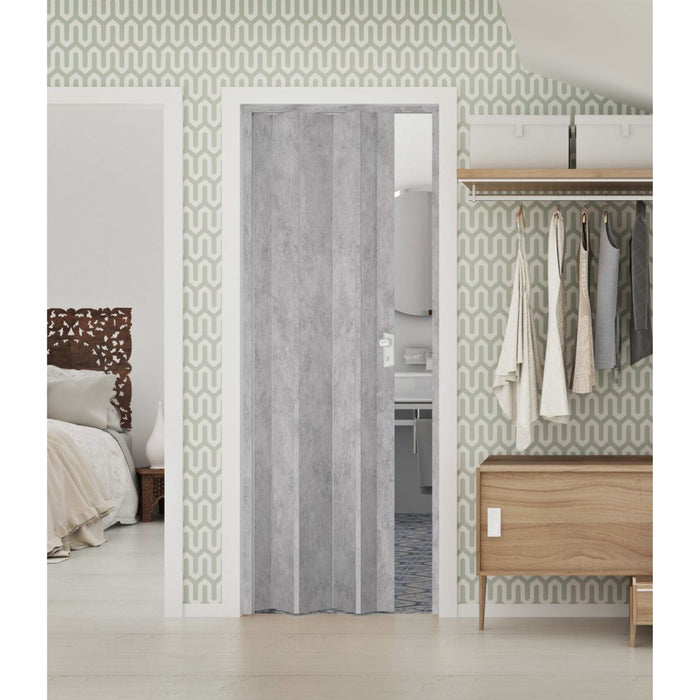 Fortesrl Maya vouwdeur zonder glas in kleur cement grijs BxH 83x214 cm