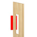 Extra lamel met glas voor Maya vouwdeur lichte cognac eiken