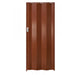 Grosfillex vouwdeur Spacy in kleur bruin zonder glas uitbreidbaar max. tot 284 cm