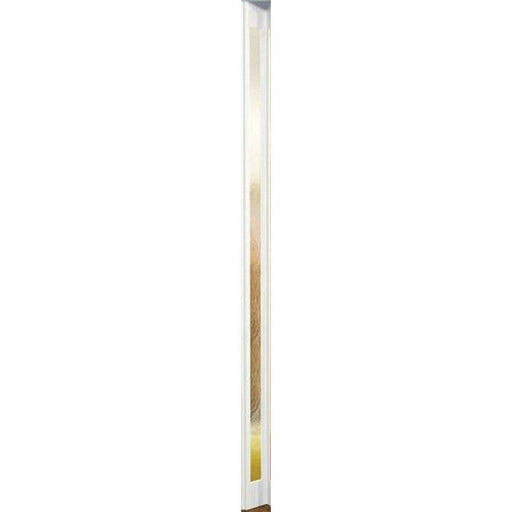 Marley vouwdeur lamel, Eurostar in kleur wit, kunststof, BxH 12x205 cm, uitbreidbaar max. tot 150 cm - Vouwdeurspecialist.nl