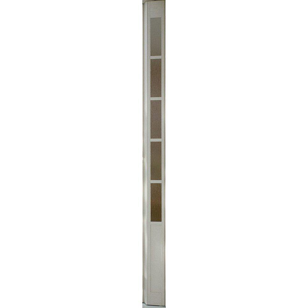 Extra lamel voor President glas vouwdeur in verschillende kleuren B 14 x H 205 cm - Vouwdeurspecialist.nl